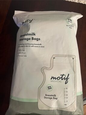 Motif Medical Breastmilk Storage Bags -  100 count